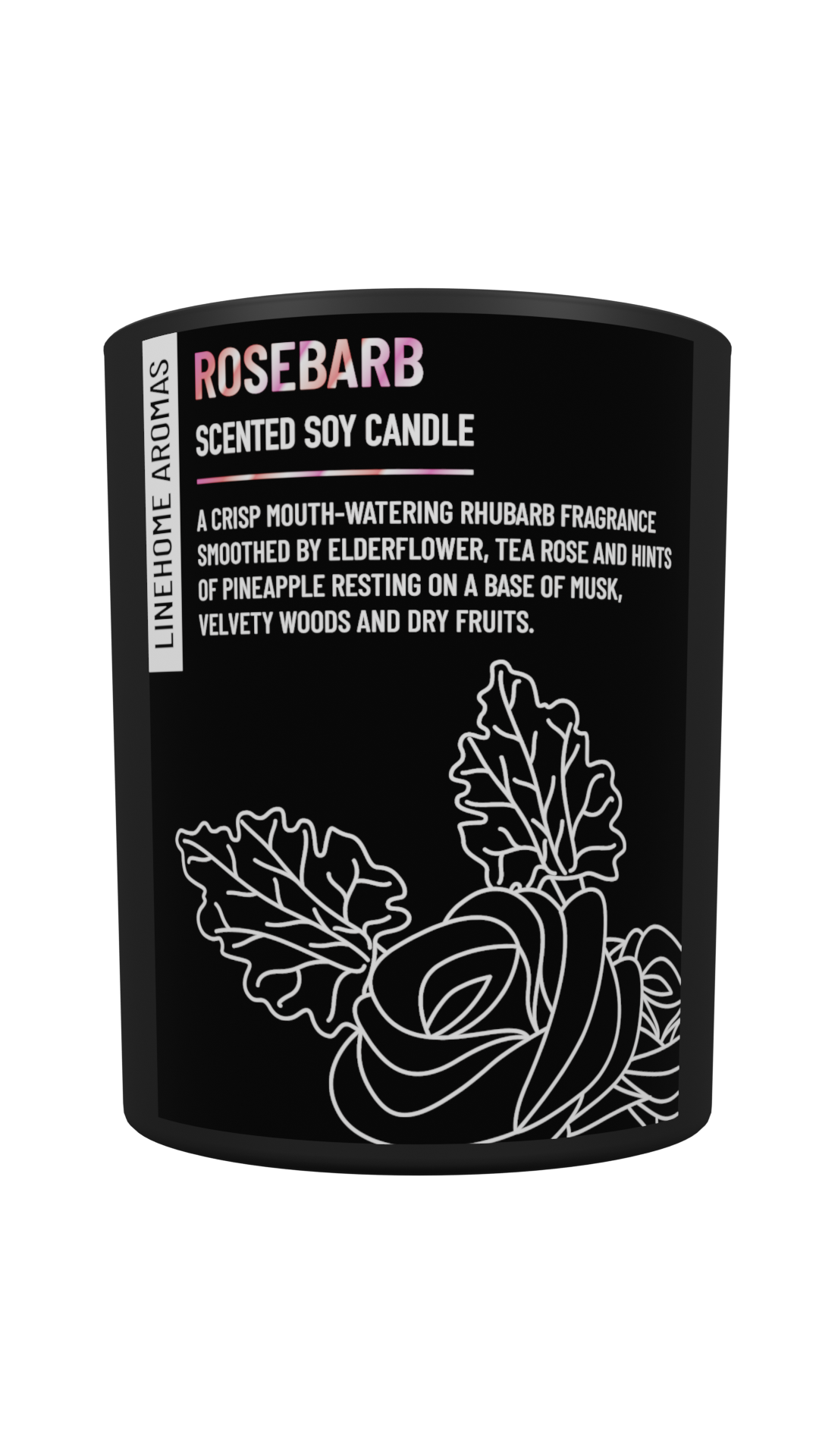 Rosebarb Candle