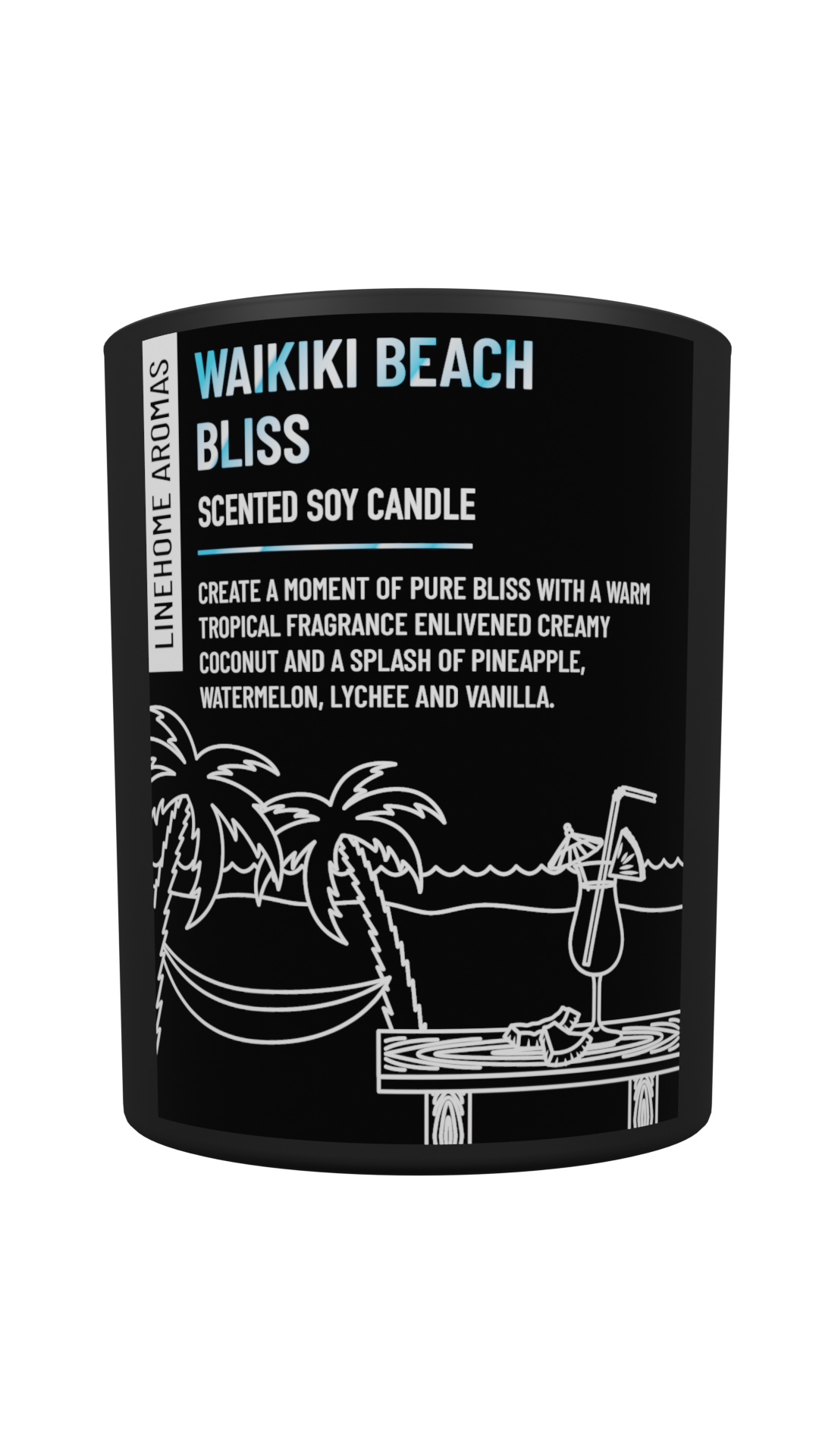 Waikiki Beach Coconut Candle