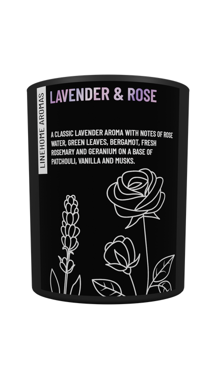 Lavender & Rose Candle