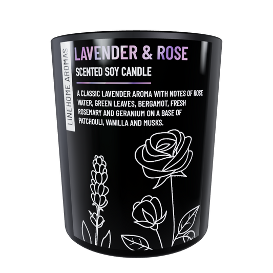 Lavender & Rose Candle