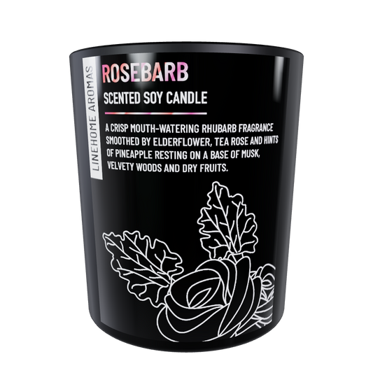 Rosebarb Candle